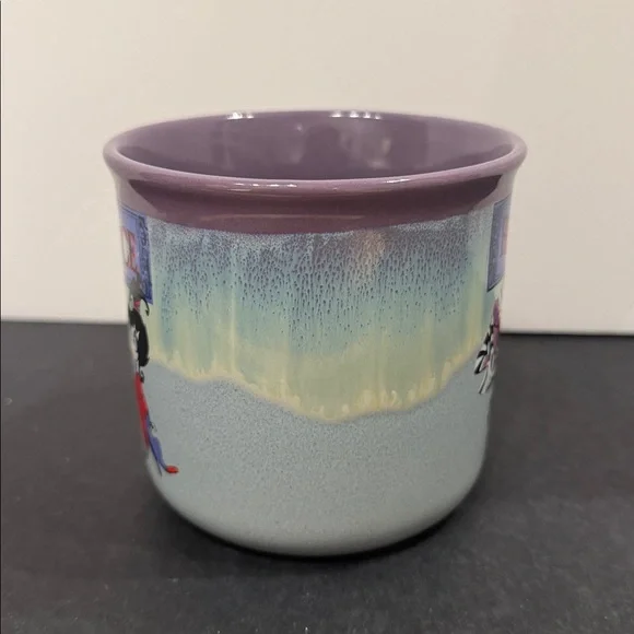 NEW Beetlejuice Mug with Lydia and Beetlejuice characters blue purple inside - Picture 2 of 9